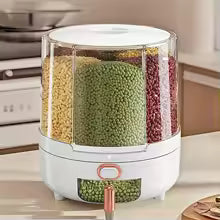 Rotating Airtight Food Storage Container